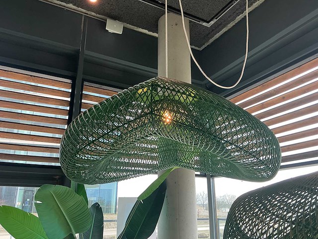 Hanglamp set riet - afbeelding 3 van  4