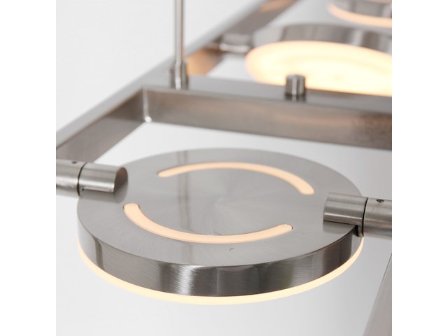 Hanglamp soleil staal steinhauer, 3516st, staal, grijs, wit, bouwjaar 2025, nieuw in doos - afbeelding 6 van  10