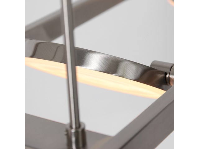 Hanglamp soleil staal steinhauer, 3516st, staal, grijs, wit, bouwjaar 2025, nieuw in doos - afbeelding 8 van  10