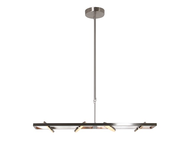 Hanglamp soleil staal steinhauer, 3516st, staal, grijs, wit, bouwjaar 2025, nieuw in doos - afbeelding 1 van  10