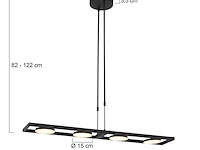 Hanglamp soleil steinhauer, 3516zw, zwart, wit, bouwjaar 2025, nieuw in doos - afbeelding 4 van  8