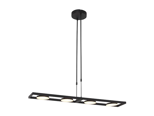 Hanglamp soleil steinhauer, 3516zw, zwart, wit, bouwjaar 2025, nieuw in doos - afbeelding 2 van  8