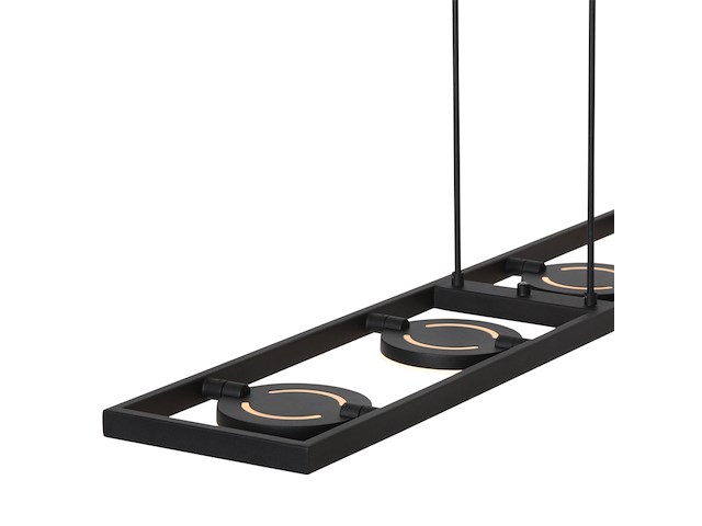 Hanglamp soleil steinhauer, 3516zw, zwart, wit, bouwjaar 2025, nieuw in doos - afbeelding 3 van  8