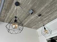 Hanglamp staaldraad (4x) - afbeelding 1 van  3
