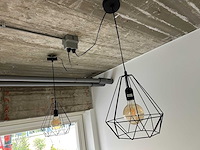 Hanglamp staaldraad (4x) - afbeelding 2 van  3
