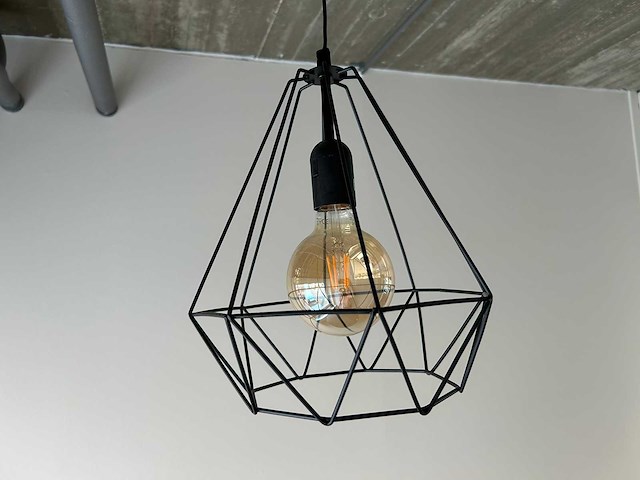 Hanglamp staaldraad (4x) - afbeelding 3 van  3