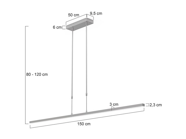 Hanglamp, steinhauer, bande 3320st, staal, 2026 - afbeelding 3 van  4