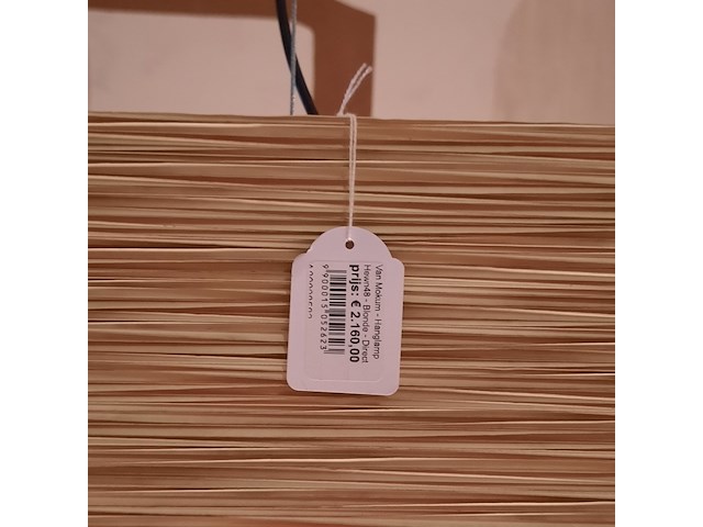 Hanglamp van mokum, hewn 48, blond - afbeelding 2 van  8