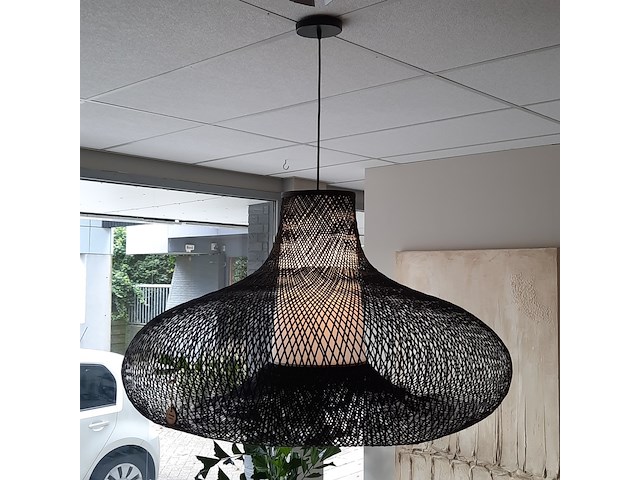 Hanglamp van mokum, maya, zwart - afbeelding 1 van  8