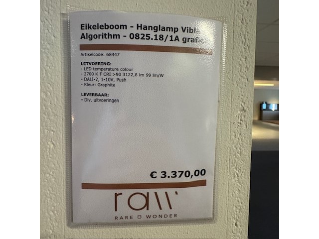 Hanglamp vibia, algorithm, grafiet - afbeelding 2 van  3