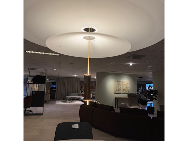 Hanglamp vibia, flamingo, wit/goud - afbeelding 4 van  4