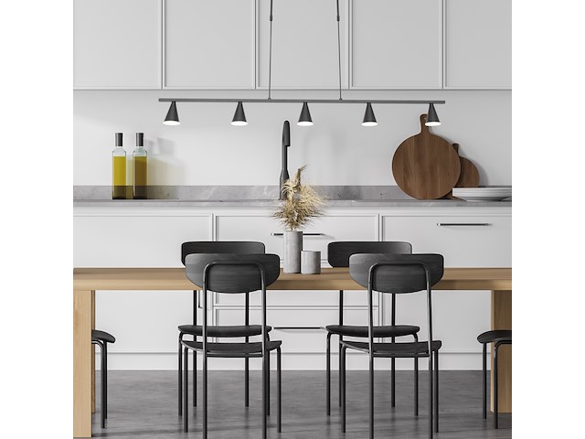 Hanglamp vortex steinhauer, 3066zw, zwart, nieuw in doos - afbeelding 2 van  6