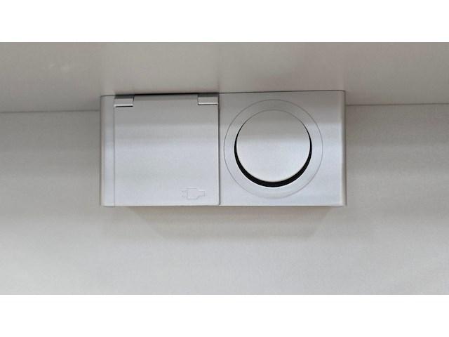 Hangmeubel met spiegelkast met led dansani, wastafelmeubel, hout - afbeelding 10 van  11