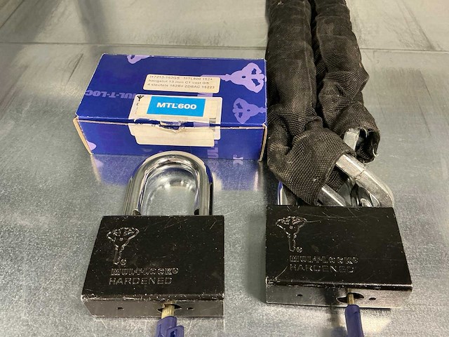 Hangsloten (2x) - afbeelding 2 van  3