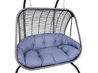 Hangstoel, heco, donker/taupe, blauw antraciet - afbeelding 1 van  3
