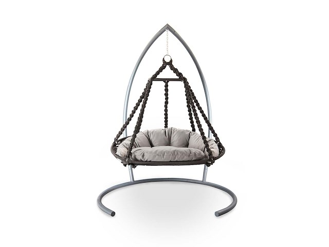 Hangstoel, jobini, antraciet donker, grijs - afbeelding 1 van  3