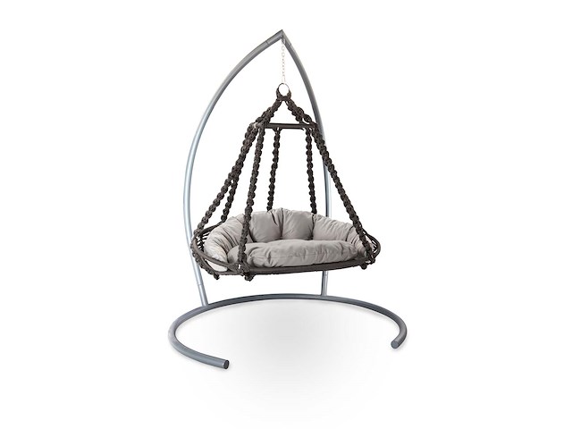 Hangstoel, jobini, antraciet donker, grijs - afbeelding 2 van  3