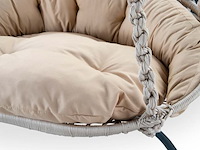 Hangstoel, jobini, desert beige, wit - afbeelding 3 van  3