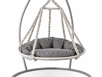 Hangstoel, jobini, licht grijs/antraciet - afbeelding 1 van  1