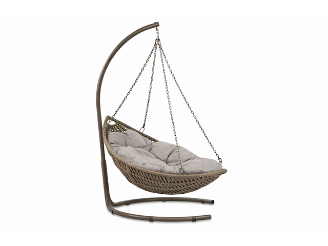 Hangstoel, kayak, taupe - afbeelding 1 van  1