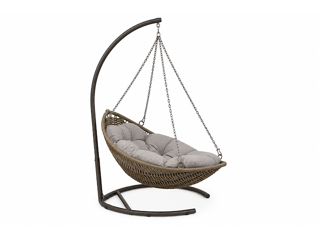 Hangstoel, kayak, taupe - afbeelding 1 van  1