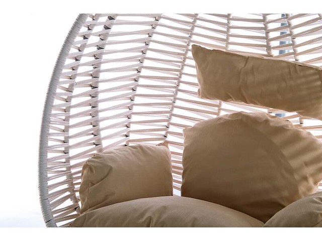 Hangstoel, kundir, wit, beige - afbeelding 3 van  3