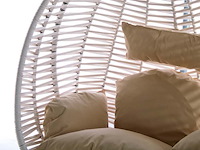 Hangstoel, kundir, wit, beige - afbeelding 3 van  3