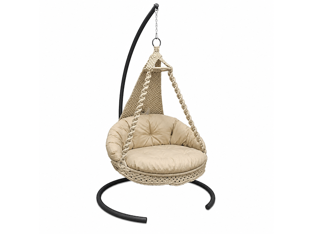Hangstoel, seeben, beige - afbeelding 2 van  2