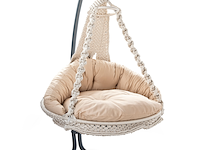 Hangstoel, seeben, crème, beige - afbeelding 2 van  3