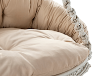 Hangstoel, seeben, crème, beige - afbeelding 3 van  3