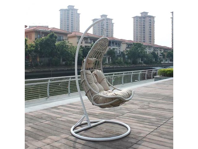 Hangstoel vonato, hanging comfort white, wit - afbeelding 4 van  5