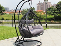 Hangstoel vonato, hanging elegance black, zwart