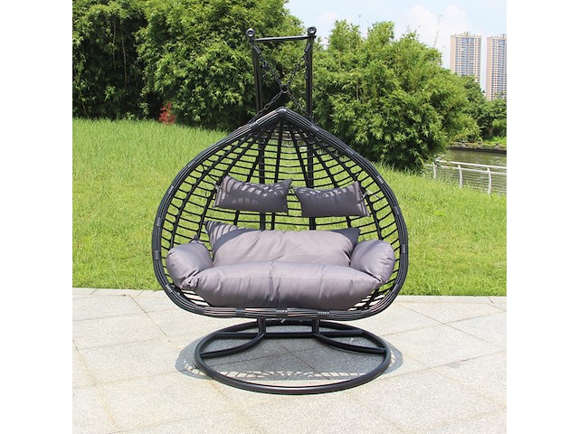 Hangstoel vonato, hanging elegance black, zwart - afbeelding 5 van  5