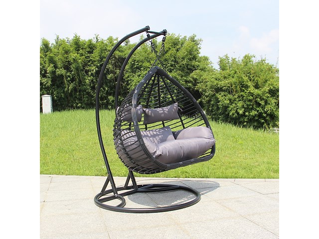 Hangstoel vonato, inkowa, zwart - afbeelding 4 van  5