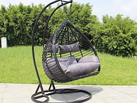 Hangstoel vonato, inkowa, zwart - afbeelding 4 van  5