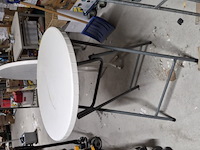 Hangtafel grijs onderstel aantal 1 stuks. - afbeelding 3 van  3