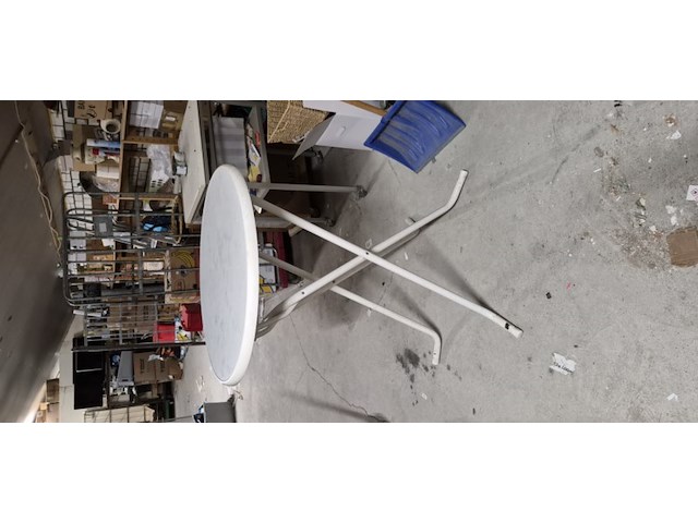 Hangtafel wit onderstetel aantal 1 stuks. - afbeelding 1 van  5
