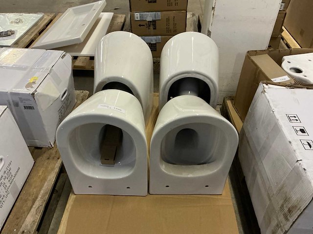 Hangtoilet (4x) - afbeelding 1 van  2