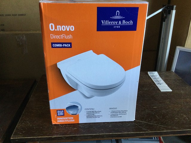 Hangtoilet, direct flush, villeroy & boch, 5660hr01, wit - afbeelding 2 van  4