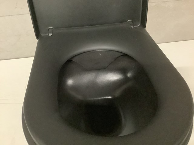 Hangtoilet incl. softclose zitting, antraciet - afbeelding 2 van  3