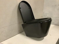 Hangtoilet incl. softclose zitting, antraciet - afbeelding 3 van  3