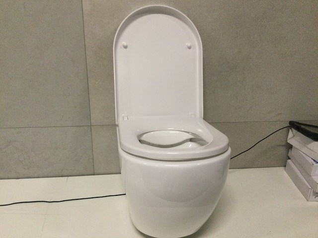 Hangtoilet incl. softclose zitting, wit - afbeelding 1 van  4