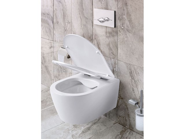 Hangtoilet incl. zitting belrad, propack, wit - afbeelding 2 van  5