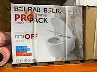 Hangtoilet incl. zitting belrad, propack, wit - afbeelding 5 van  5