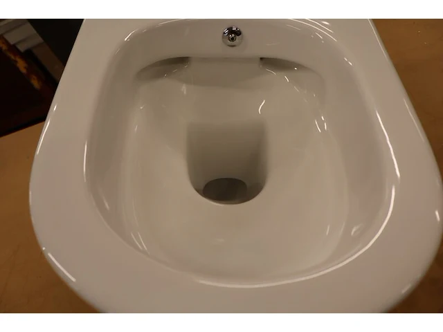 Hangtoilet met bidetvoorbereiding wiesbaden, vesta, wit - afbeelding 6 van  9