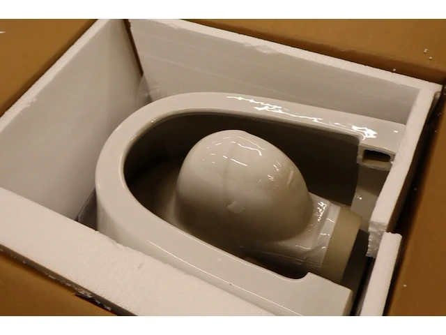 Hangtoilet met bidetvoorbereiding wiesbaden, vesta, wit - afbeelding 9 van  9