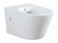 Hangtoilet met bidetvoorbereiding wiesbaden, vesta, wit