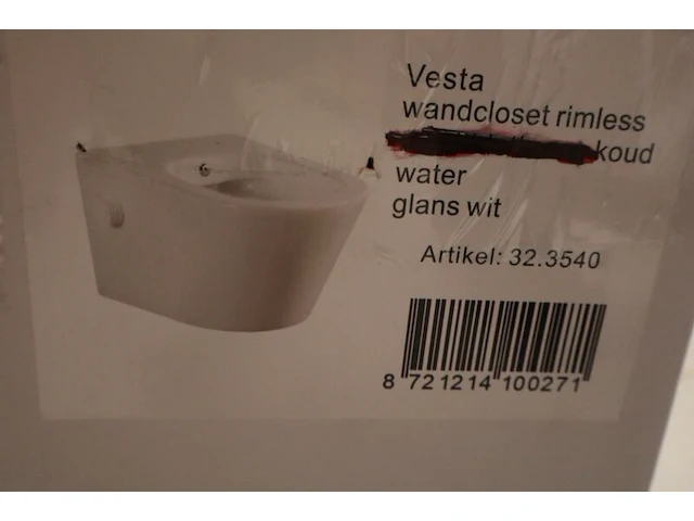 Hangtoilet met bidetvoorbereiding wiesbaden, vesta, wit - afbeelding 5 van  12