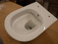 Hangtoilet met bidetvoorbereiding wiesbaden, vesta, wit - afbeelding 8 van  12