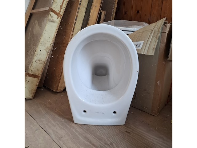 Hangtoilet met toiletbril, villeroy & boch, wit - afbeelding 2 van  9